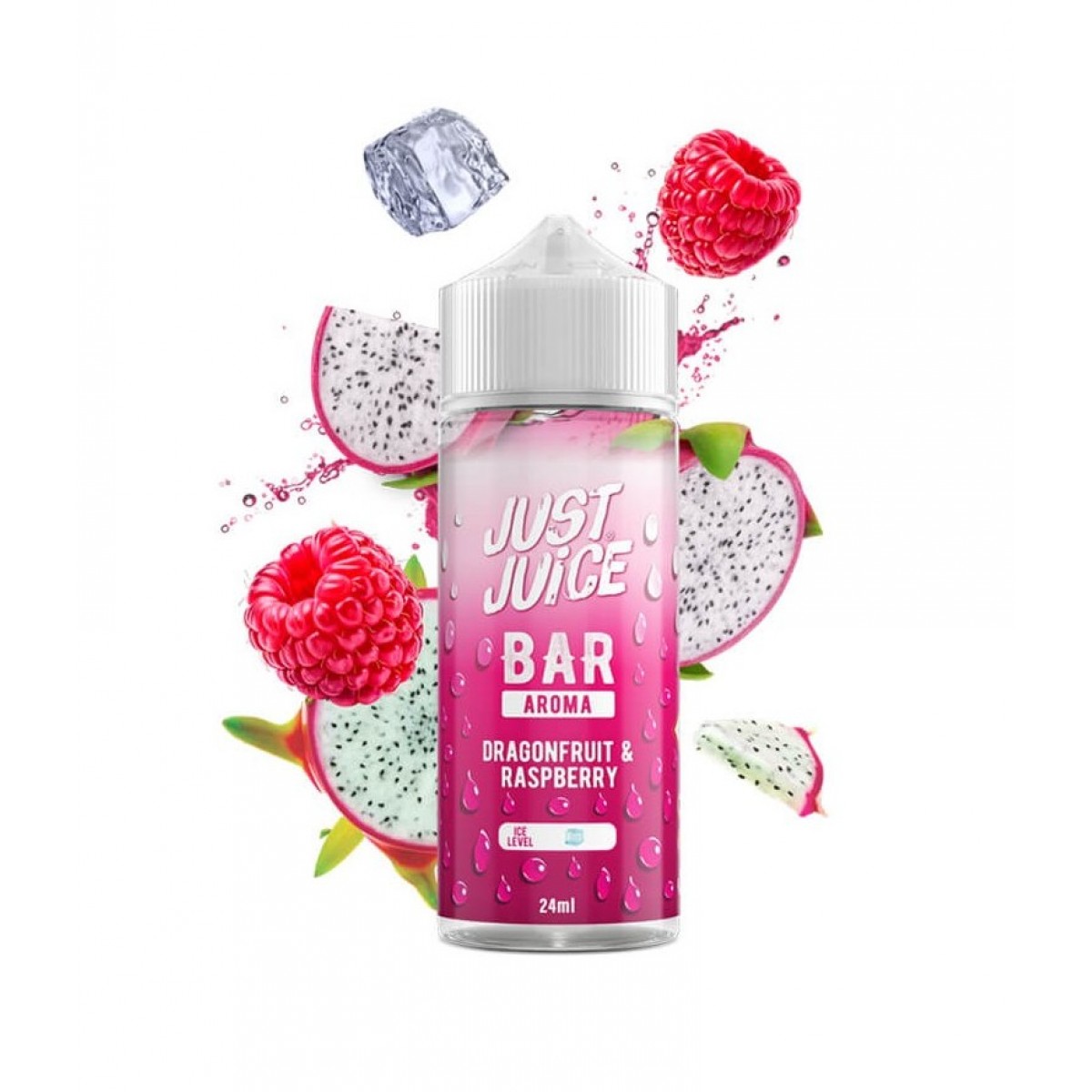Just Juice Bar Aroma Dragonfruit and Raspberry Flavour Shot 24/120ml